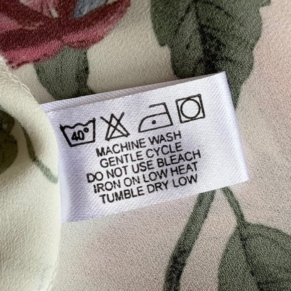 Violet & Claire Vibrant Botanical Halter Shirt L - Picture 8 of 12